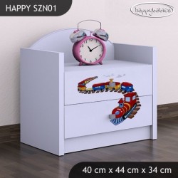 Nočna omarica Happy babies Vlak 20 SZN1